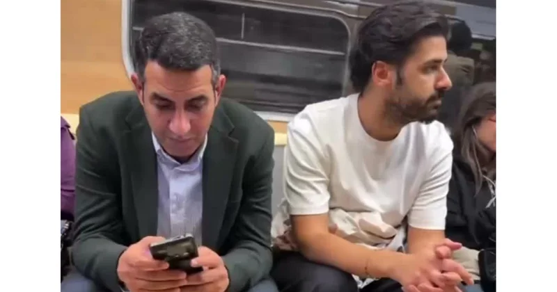 Əmrahın oğlu Bakı metrosundan paylaşım etdi (Video)