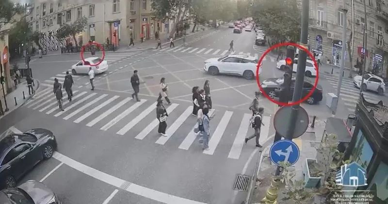 Аварии с участием мотоциклов и скутеров в Баку ВИДЕО