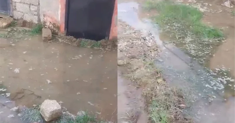“Dünəndən boru partlayıb, su küçəyə axır...” Video