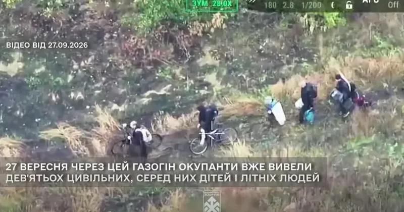 Ruslar Kupyanskda mülki şəxsləri qaz kəmərinə zorla salıb və onlara artilleriya atəşi açıblar
