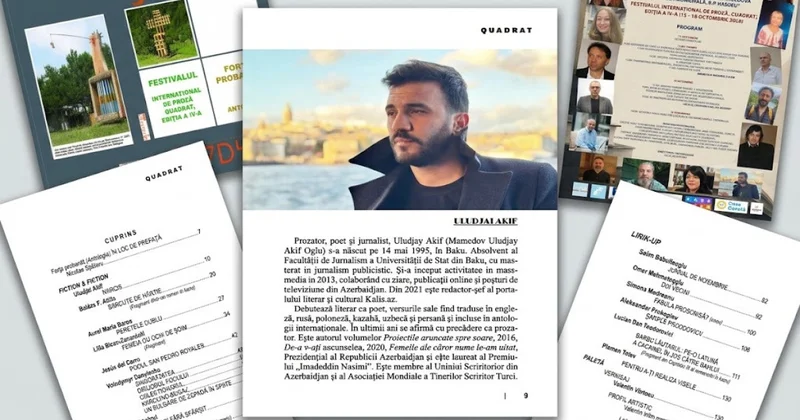 IV Beynəlxalq “Quadrat” Nəsr Festivalında Azərbaycanı Ulucay Akif təmsil edir