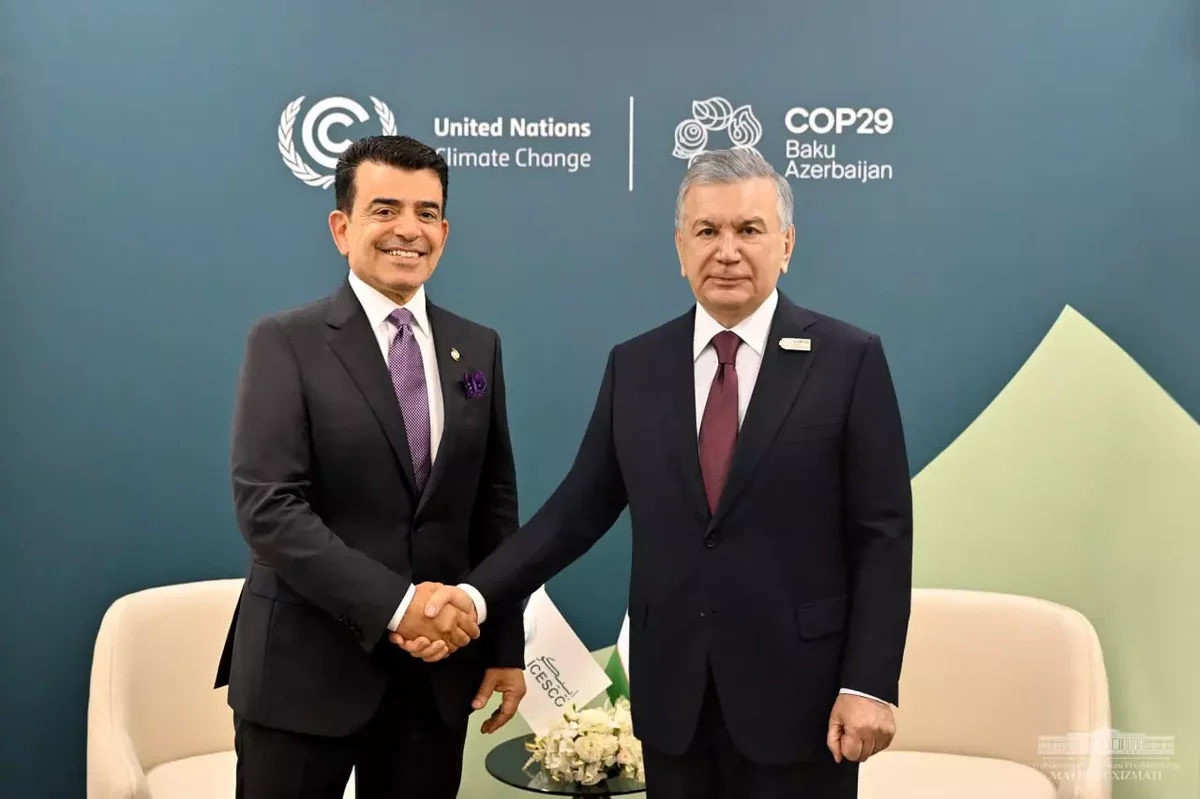 Mirziyoyev ISESCOnun baş katib Səlim ƏlMalik ilə görüşüb