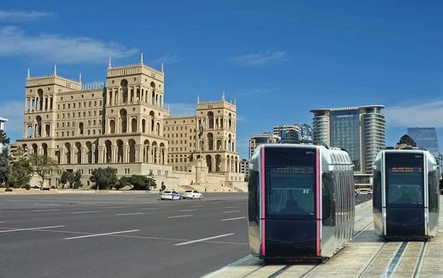 Bakıda yeni növ avtobuslar... Yeni Sabah