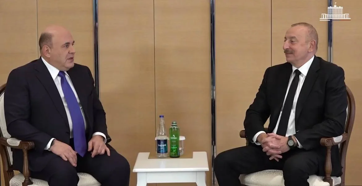 “Azərbaycan və Rusiya arasında bir sıra istiqamətlər üzrə fəal əməkdaşlıq mövcuddur” Mişustin VİDEO