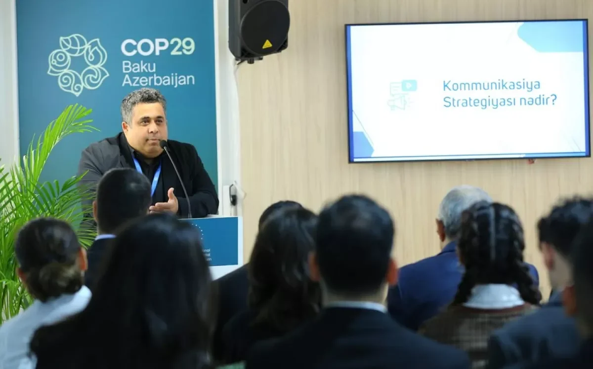 В рамках COP29 обсуждают вопросы климатической грамотности и совершенствования навыков экоактивистов фото