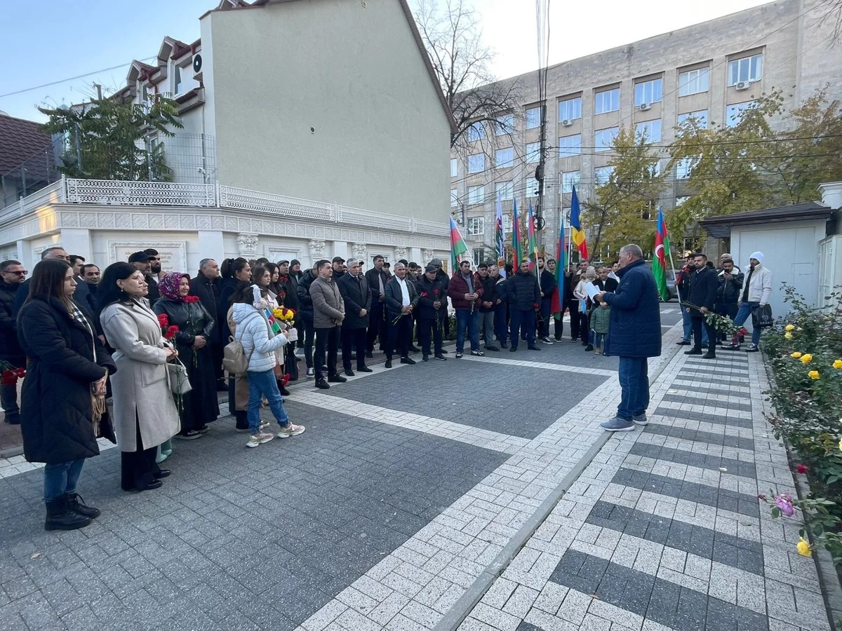 Moldovada Zəfər Günü qeyd olunub FOTO