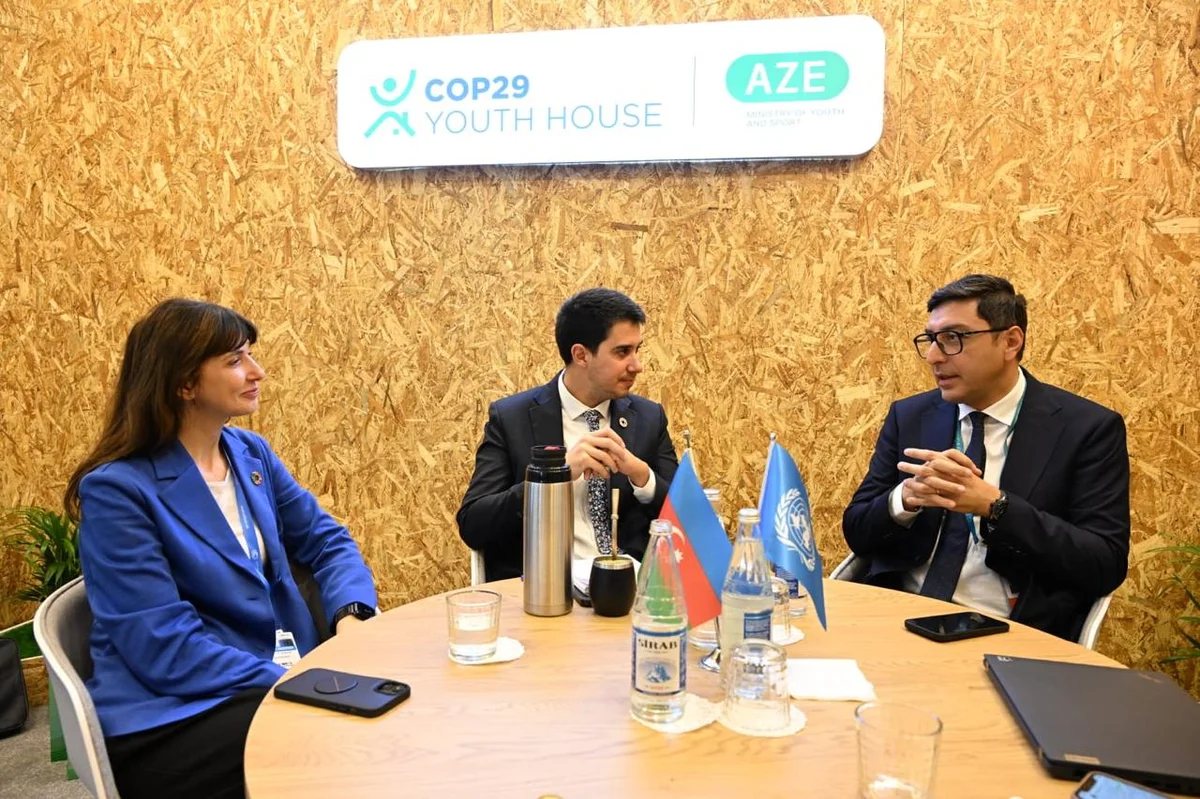 COP29: Fərid Qayıbov BTM nümayəndəsi ilə görüşdü