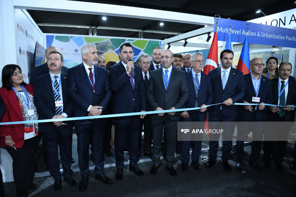 COP29da Azərbaycan, Türkiyə və BMTnin birgə pavilyonunun açılışı olub FOTO