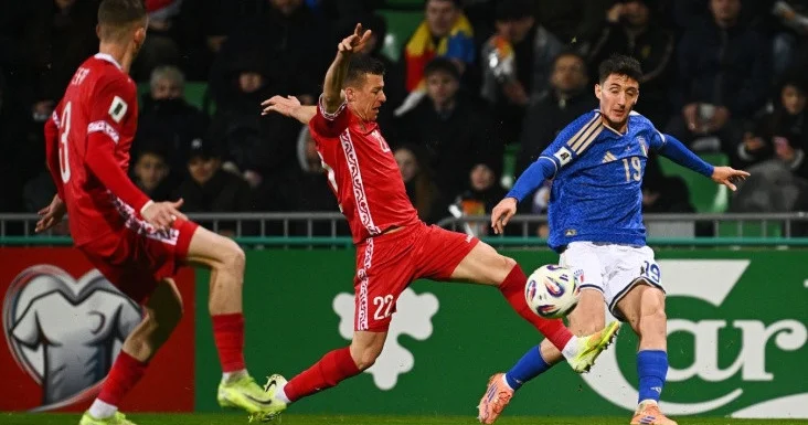 İtaliya səfərdə çətinliklə Moldovaya qalib gəlib