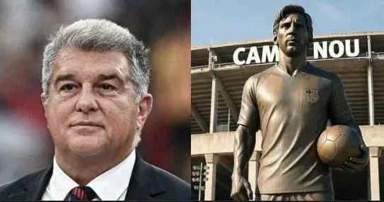 Barselona da Messi üçün heykəl ucaldılacaq? Laporta açıqladı SON DƏQİQƏ