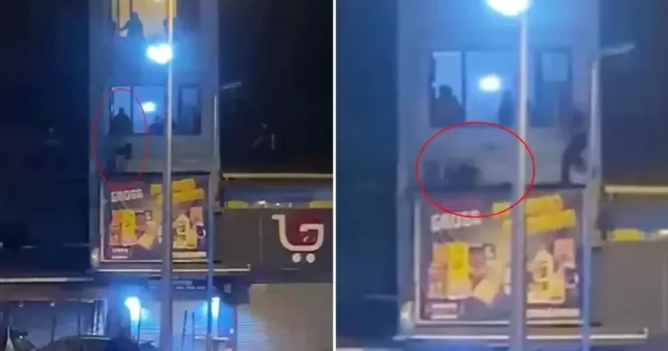 Qonşusunu döyüb pəncərədən atdı