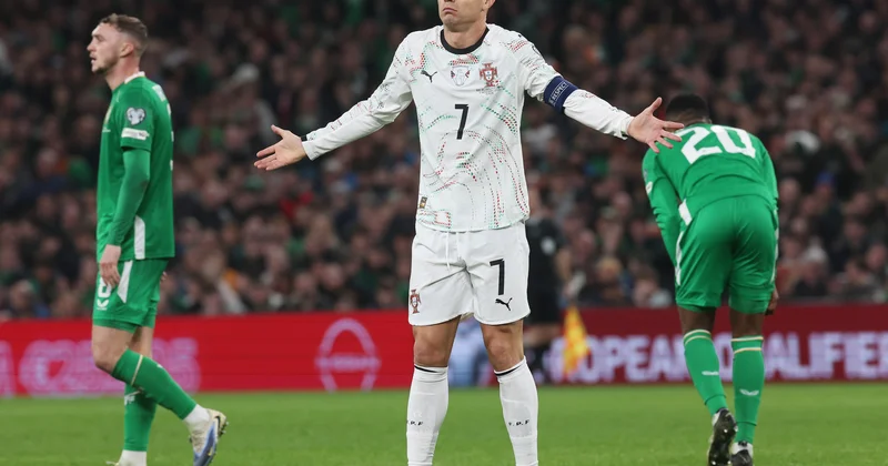 Portuqaliya İrlandiyaya məğlub olub, Ronaldo meydançadan qovulub VİDEO