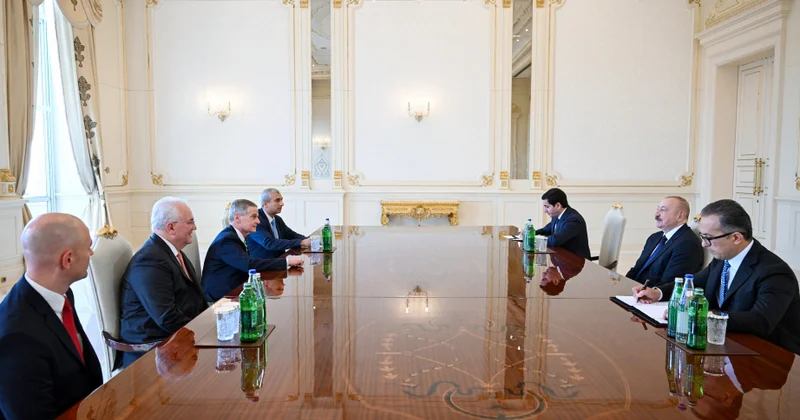 Prezident İlham Əliyev ABŞ ın İsa Məsihin Sonuncu Gün Müqəddəsləri Kilsəsinin nümayəndə heyətini qəbul edib