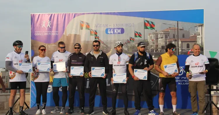 “Qarabağa veloyürüş Zəfərin izi ilə” layihəsi uğurla həyata keçirildi FOTO