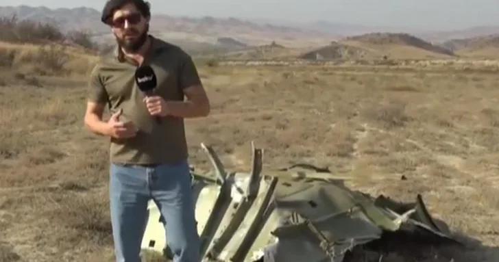 Специальный репортаж Baku TV с места крушения турецкого самолета