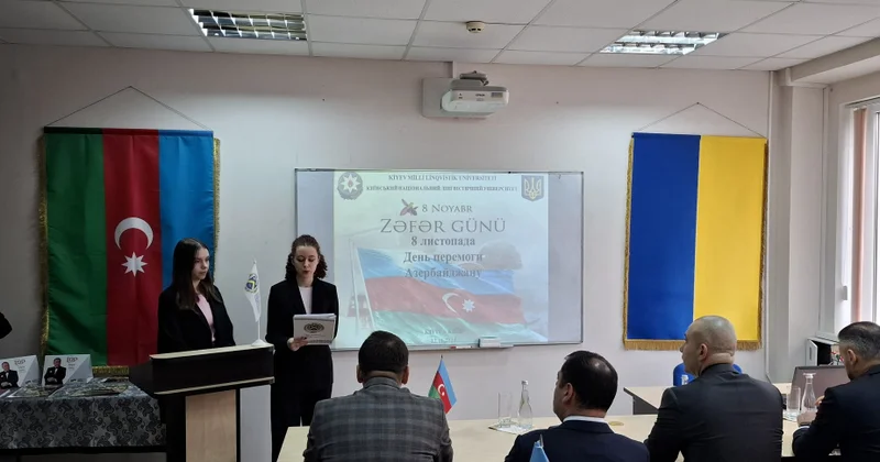 Ukraynalı tələbələr Azərbaycanın Zəfər tarixi ilə tanış olublar