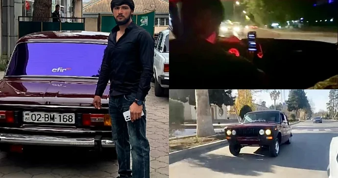Gəncənin “avtoş” sürücüsü baxın necə “şou” göstərdi 02 BM 168 VİDEO