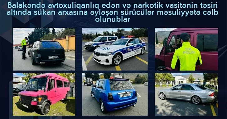 В Балакяне проведены профилактические мероприятия по задержанию пяти нетрезвых водителей