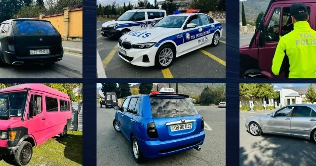 Avtoxuliqanlıq edən və narkotikin təsirində olan sürücülər saxlanıldı