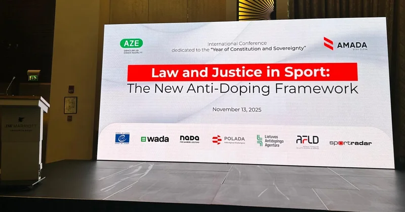 Bakıda “İdmanda Hüquq və Ədalət” üzrə beynəlxalq konfrans keçirilib