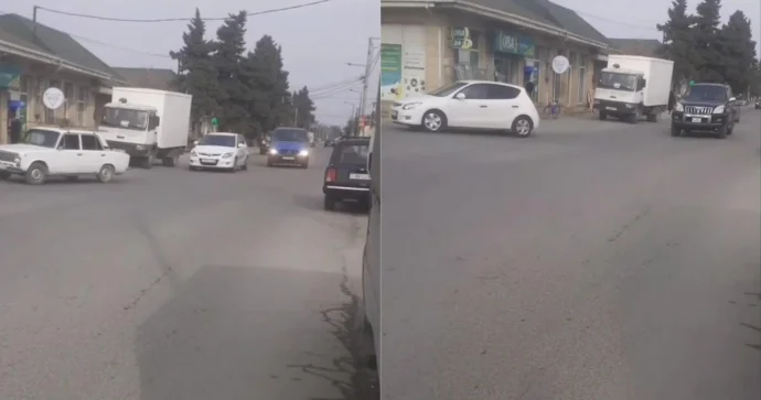 Bu yolda sürücülər əks yola çıxıb qəza şəraiti yaradır VİDEO