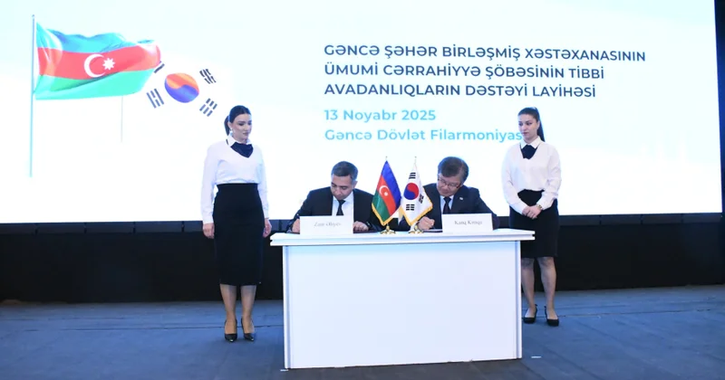 Gəncə Şəhər Birləşmiş Xəstəxanasına tibbi avadanlıqlar ianə olunub