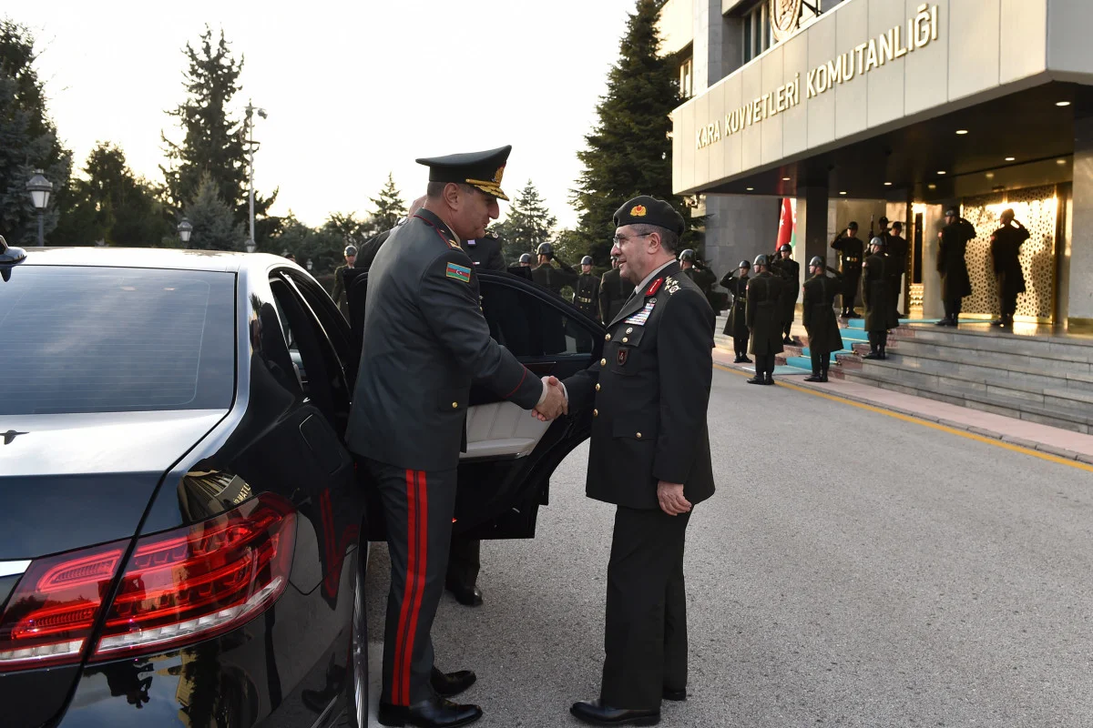 Kənan Seyidov ordu generalı ilə görüşdü FOTOLAR