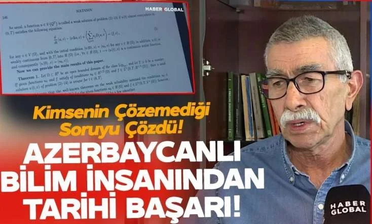 Azərbaycanlı alim tarixi nailiyyətə imza atıb