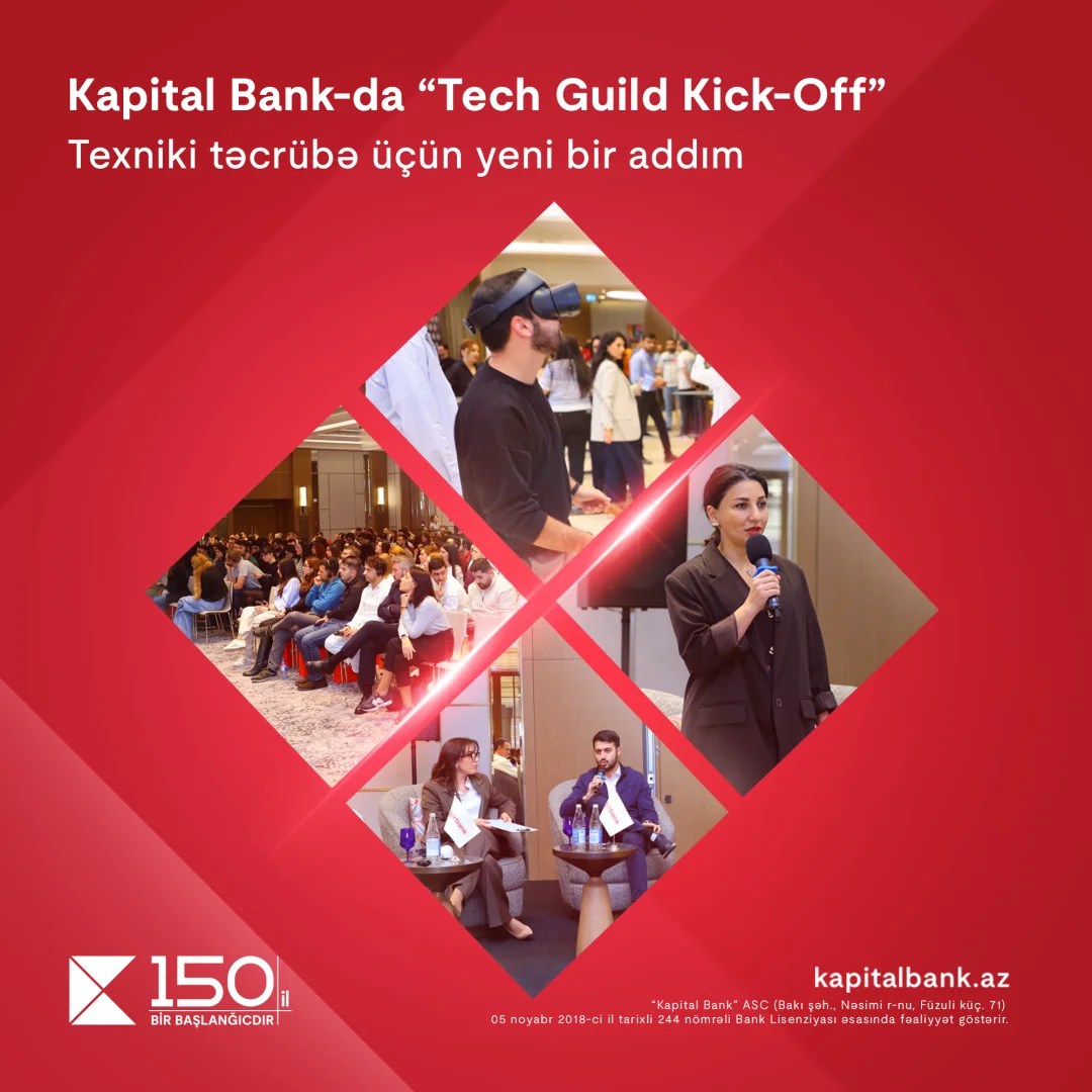 В Kapital Bank состоялся Tech Guild KickOff: открытие новой платформы для обмена техническим опытом