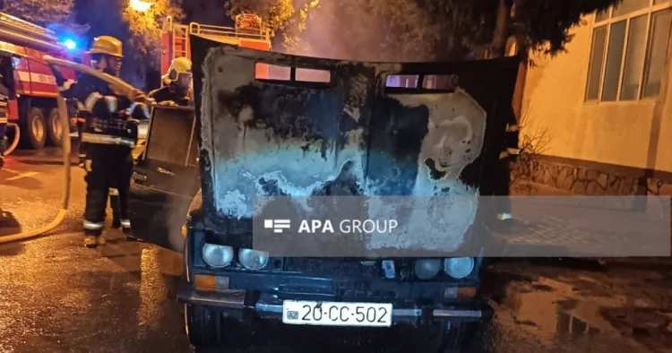 Göygöldə “06” yanıb