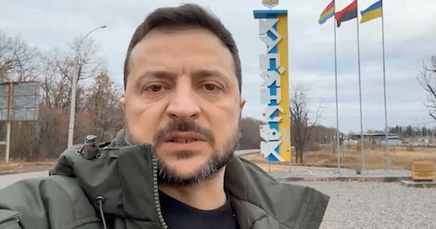 “Zelenskinin fotosu Kupyanskın çıxışında çəkilib”