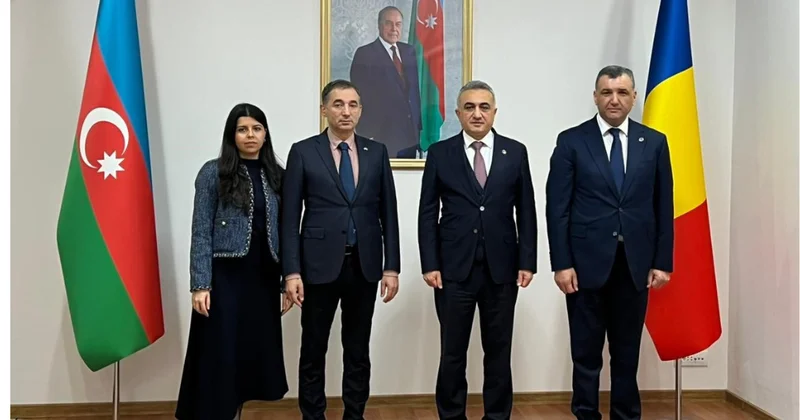 Делегация Коллегии адвокатов Азербайджана посетила посольство в Румынии (ФОТО)