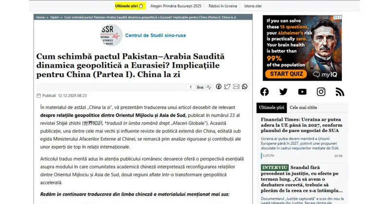 “Adevarul” nəşri: Yeni geosiyasi xətt və Asiya Yaxın Şərq oxunda dəyişən balans