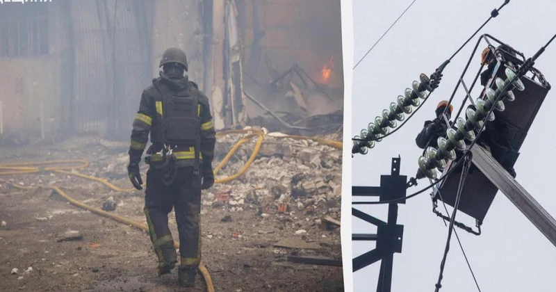 Rusiyanın Ukraynanın energetika obyektlərinə hücum edib, bir milyondan çox abonent işıqsız qalıb