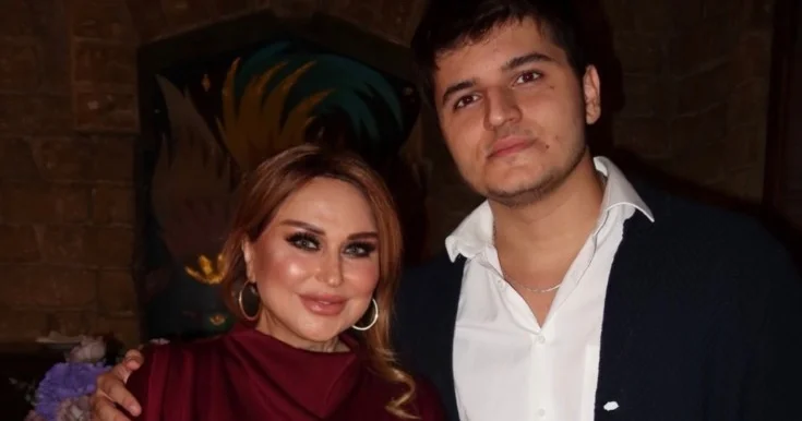 Mələkxanım Eyubova oğlunu belə təbrik etdi Fotolar
