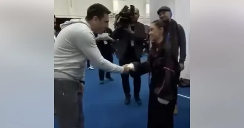 Erməni spiker iştirakçımıza uğurlar arzuladı Video