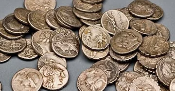 Qədim Roma sikkələrindən ibarət nəhəng bir xəzinə aşkar edilib...