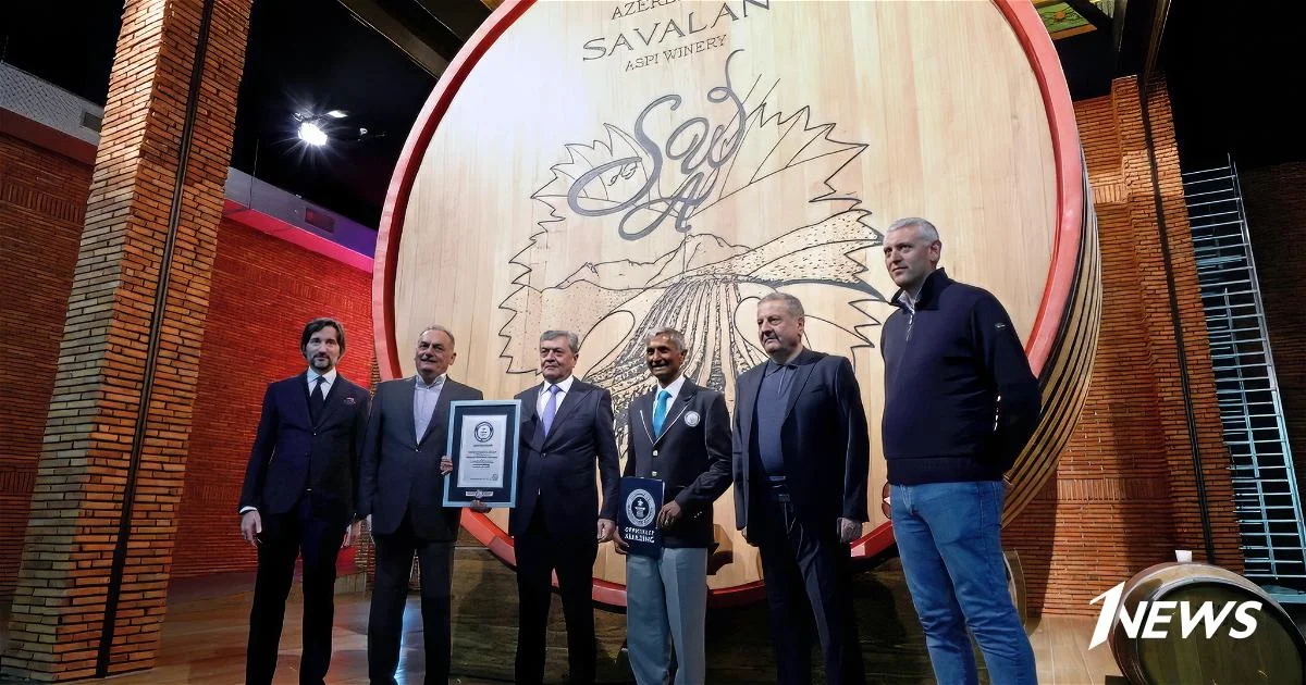 Самая большая в мире винная бочка: Винодельня SAVALAN ASPI Winery теперь в Книге рекордов Гиннесса ФОТО Новости