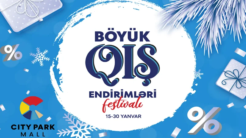 City Park Mallda Böyük qış endirimləri festivalı başlayır! (VİDEO)