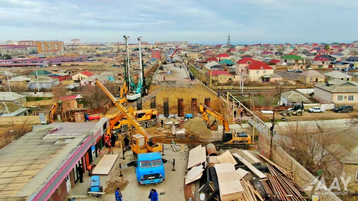 Saray körpüsünün tikintisi BU TARİXDƏ başa çatacaq RƏSMİ/VİDEO