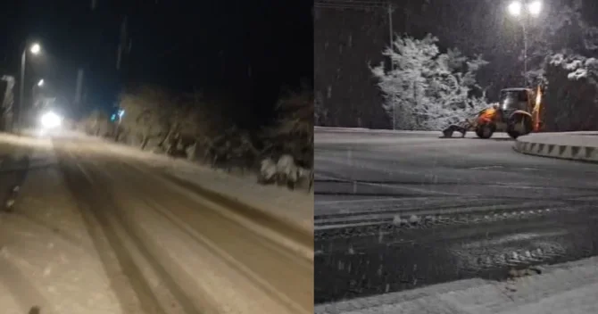 Rayonlara güclü qar yağıb Yollardakı son vəziyyət açıqlandı