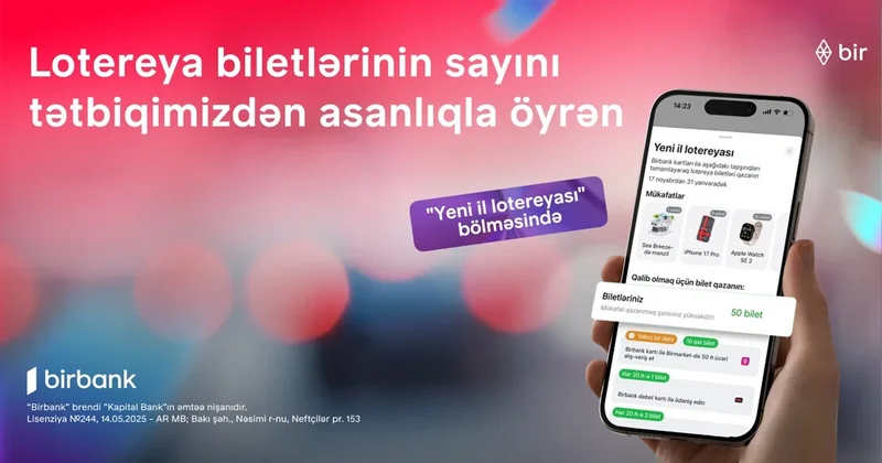Birbank lotereyasında mənzil qazanın!