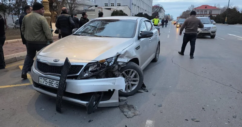 Naxçıvanda Niva və Kia toqquşub