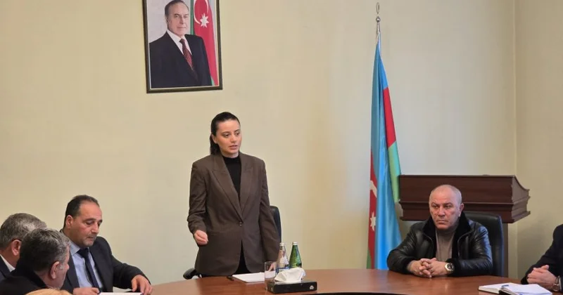 Səbinə Xasayeva Biləcəri qəsəbəsində seçiciləri ilə görüşüb