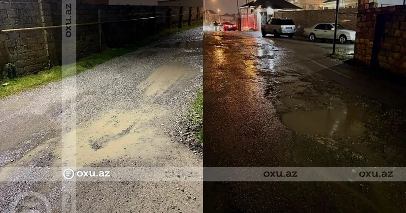 Sumqayıtda Yaşıl dərə sakinlərinin yol probleminə RƏSMİ REAKSİYA FOTO
