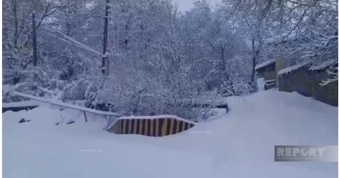 Naxçıvanda qar örtüyünün qalınlığı 56 sm ə çatıb