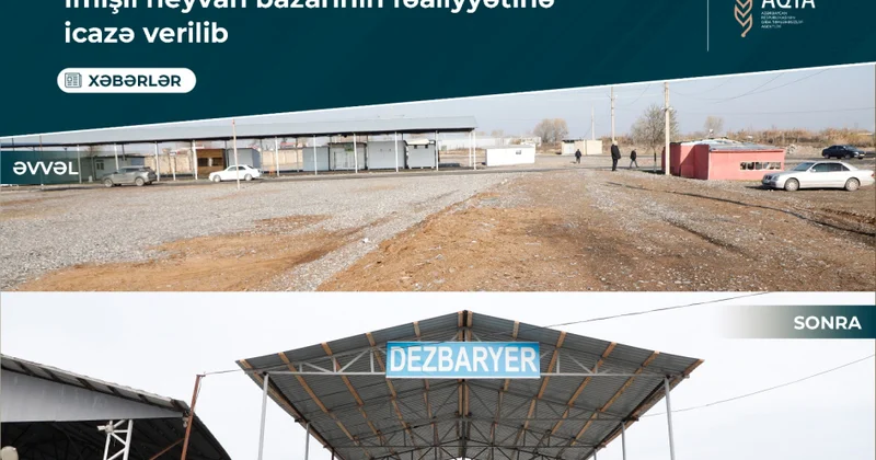 İmişlidəki heyvan bazarının fəaliyyətinə icazə verilib