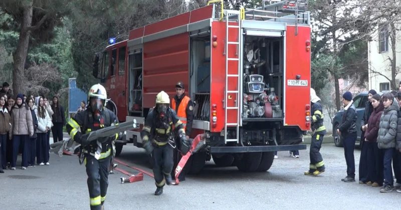 FHN orta məktəbdə təlim keçirib VİDEO