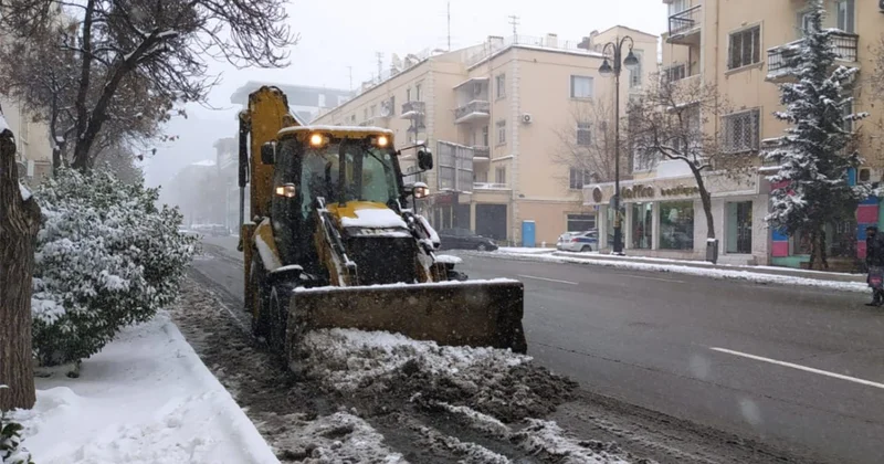 Bakıda qarlı hava ilə bağlı hansı hazırlıq işləri görülüb? RƏSMİ AÇIQLAMA