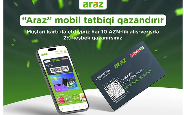 “Araz” mobil tətbiqi qazandırır